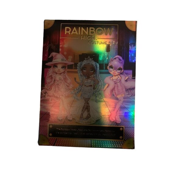 Rainbow Vision COSTUME BALL Rainbow High ROBIN STERLING Spider Web Costume Doll - Picture 4 of 7